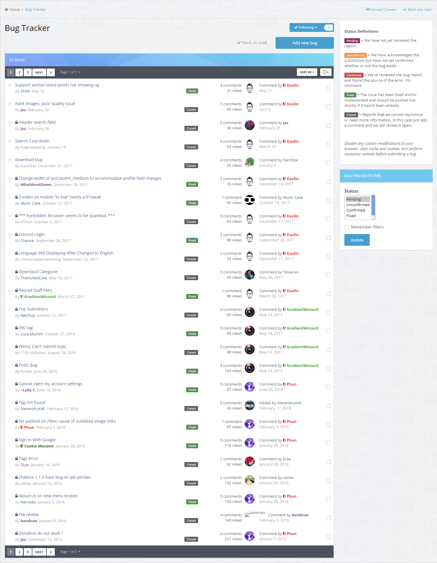 WebFlake Bug Tracker